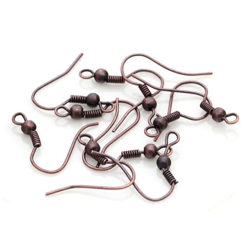 Homoyoyo 140 Stück Teiliges Federohrhaken für DIY Schmuck Bunte Ohrdrahtbügel aus Leichtem Vielseitige Ohrstecker Zubehör zum Ohrring Selber Machen und Schmuck Basteln von Homoyoyo