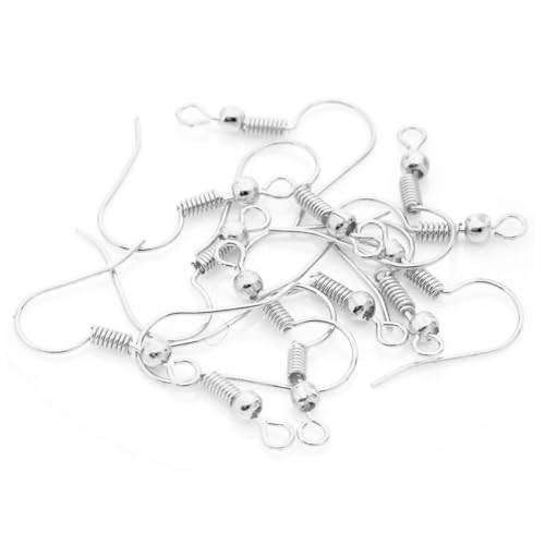 Homoyoyo 140 Stück Teiliges Ohrring Haken DIY Schmuckzubehör Feder Ohrhaken für Ohrringe Basteln Leicht und Langlebig Gemischte Farben zum Selbermachen von Ohrschmuck von Homoyoyo
