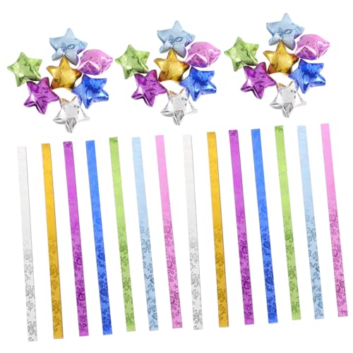 Homoyoyo 140 Stück Teiliges Origami Stern Papierstreifen Buntes Doppelseitiges Faltpapier für DIY Bastelprojekte Leicht zu Falten und Schneiden Dekorative Sternstreifen für Partydeko und Homoyoyo 140 Stück Teiliges Origami Stern Papierstreifen Buntes Doppelseitiges Faltpapier für DIY Bastelprojekte Leicht zu Falten und Schneiden Dekorative Sternstreifen für Partydeko und von Homoyoyo
