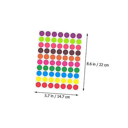 Homoyoyo 1400 Stück Runddichtungsbezeichnungsaufkleber Geformt Kreise Groß Klebepunkte Laminiert Name Kreisförmig Leer Runden Farbpunkte Aufkleber Bunt Sortiert Runde Aufkleber Vinyl Papier Homoyoyo 1400 Stück Runddichtungsbezeichnungsaufkleber Geformt Kreise Groß Klebepunkte Laminiert Name Kreisförmig Leer Runden Farbpunkte Aufkleber Bunt Sortiert Runde Aufkleber Vinyl Papier von Homoyoyo