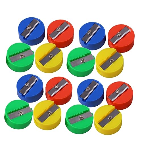 Homoyoyo 140Stücke Manueller Bleistiftspitzer Bunter Handanheber für Süßes Design für Schreibwaren Praktischer Anspitzer für Zufällig von Homoyoyo
