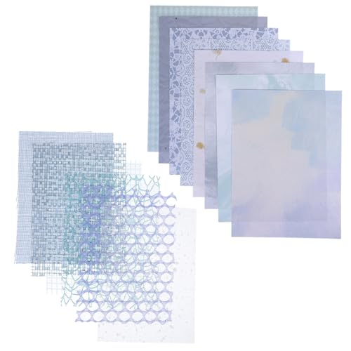 Homoyoyo 15 Blatt DIY Scrapbook Dekorpapier Texturiertes Bastelpapier für Scrapbooking Notizbuch Tagebuch und Kartenherstellung Hochwertiges Bastelmaterial Geeignet für Kreative Projekte von Homoyoyo