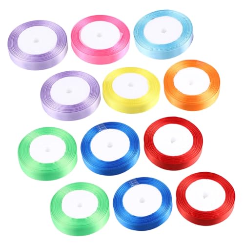 Homoyoyo 15 Rolle Teiliges Satinband Breit Mehrfarbiges Geschenkband für Geschenkverpackung Basteln DIY Dekoration Vielseitiges Schleifenband für Festlichkeiten und Alltagsgebrauch Homoyoyo 15 Rolle Teiliges Satinband Breit Mehrfarbiges Geschenkband für Geschenkverpackung Basteln DIY Dekoration Vielseitiges Schleifenband für Festlichkeiten und Alltagsgebrauch von Homoyoyo