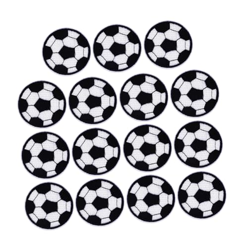 Homoyoyo 15 Stück Kleideraufnäher Stickerei Männer Fußball Flecken Nähen Bestickt Sport-patch Tuch Kleidungsstück Flicken Aufbügeln Kleidungsstickpatch Flicken Für Kleidung Stoff von Homoyoyo