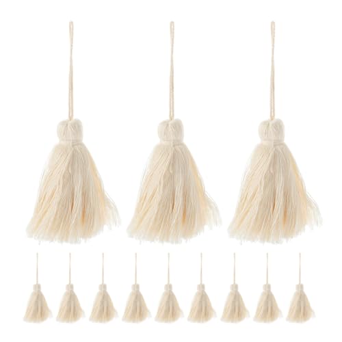 Homoyoyo 15 Stück Quaste Anhänger Weiche Mini-quasten Mini-lesezeichenquasten Kleine Bastelquasten Quasten Zum Aufhängen Von Schmuck Handgefertigte Baumwollquasten Baumwolle Beige Homoyoyo 15 Stück Quaste Anhänger Weiche Mini-quasten Mini-lesezeichenquasten Kleine Bastelquasten Quasten Zum Aufhängen Von Schmuck Handgefertigte Baumwollquasten Baumwolle Beige von Homoyoyo