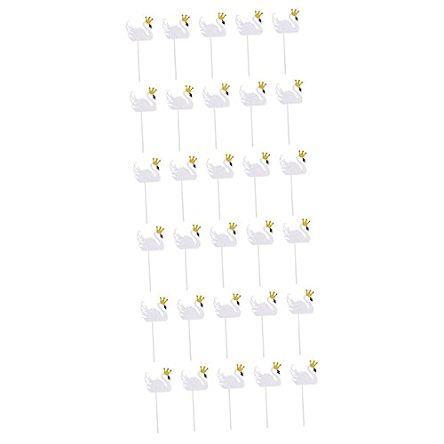 Homoyoyo 15 Stück Schwan Cupcake Topper Mit Krone – Perfekte Kuchen Dekoration Für Mädchen Geburtstagsfeiern - Hochzeiten - Brautpartys Und Duschen Ideal Für Einen Festlichen Anlass Homoyoyo 15 Stück Schwan Cupcake Topper Mit Krone – Perfekte Kuchen Dekoration Für Mädchen Geburtstagsfeiern - Hochzeiten - Brautpartys Und Duschen Ideal Für Einen Festlichen Anlass von Homoyoyo