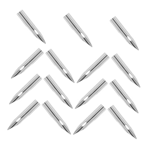 Homoyoyo 15 Stück Teiliges Metall Füllfederhalter Nibs Austauschbare Kalligraphie für Zeichnen Schreiben Malen und Unterschriften für Präzise Kunstwerke von Homoyoyo