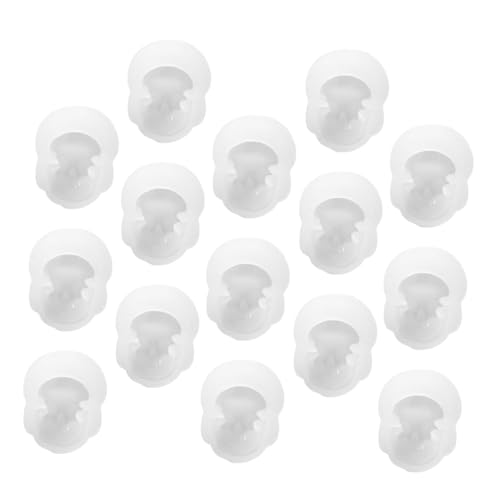 Homoyoyo 15 Stück Teiliges Silikon Schädel Formen für DIY Schmuckherstellung Detailreiche Epoxidharz Anhänger Gießform Vielseitig für Halloween Bastelprojekte und Handgefertigte Kreationen von Homoyoyo