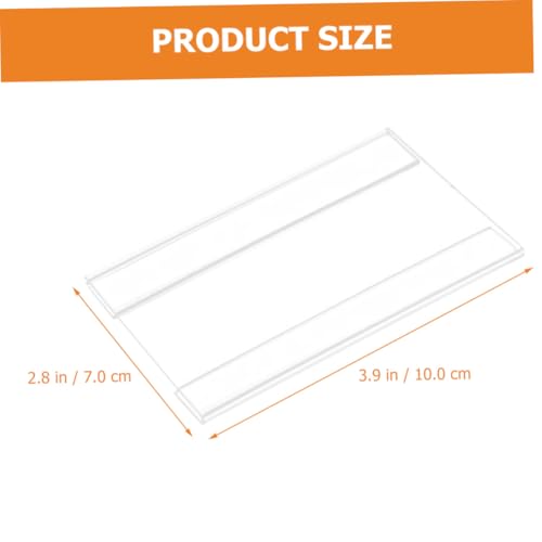 Homoyoyo 15 Stück Teiliges Transparente Regal etikettenhalter Selbstklebend Einfach zu Befestigen Geeignet für Supermarkt Ladeneinrichtungen Klarer Preisschild Preisinformationshalter Homoyoyo 15 Stück Teiliges Transparente Regal etikettenhalter Selbstklebend Einfach zu Befestigen Geeignet für Supermarkt Ladeneinrichtungen Klarer Preisschild Preisinformationshalter von Homoyoyo