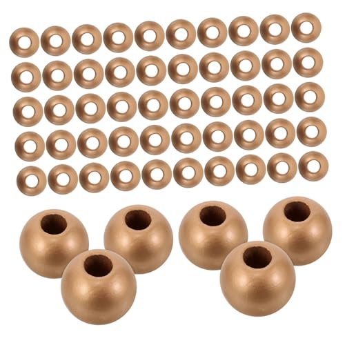 Homoyoyo 150 Stück Gefärbte Holzperlen mit Großem Loch Runde Perlen für Diy Schmuck Armbänder Halsketten Schlüsselanhänger Natürliche Nachhaltige Bastelmaterialien Homoyoyo 150 Stück Gefärbte Holzperlen mit Großem Loch Runde Perlen für Diy Schmuck Armbänder Halsketten Schlüsselanhänger Natürliche Nachhaltige Bastelmaterialien von Homoyoyo