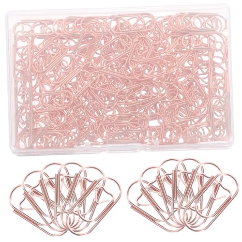 Homoyoyo 150 Stück Mini-Liebes-Büroklammern Büroklammern Bindeklammern Büroklammern süß scrapbooking zubehör schreibtisch dekoration kleine Büroklammern Büroklammer aus Metall Rose Gold Homoyoyo 150 Stück Mini-Liebes-Büroklammern Büroklammern Bindeklammern Büroklammern süß scrapbooking zubehör schreibtisch dekoration kleine Büroklammern Büroklammer aus Metall Rose Gold von Homoyoyo