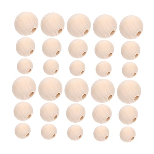 Homoyoyo 150 Stück Natürliche Holzperlen Rund Verschiedene DIY Bastelperlen zum Auffädeln für Schmuckherstellung und Dekorationen Homoyoyo 150 Stück Natürliche Holzperlen Rund Verschiedene DIY Bastelperlen zum Auffädeln für Schmuckherstellung und Dekorationen von Homoyoyo