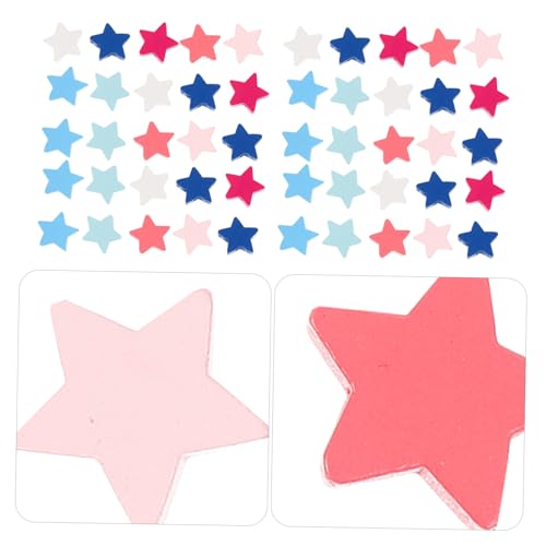 Homoyoyo 150 Stück Sternförmige Holzperlen mit Natürliche Star Loose Beads Kindgerechte DIY Schmuckherstellung Vielseitige Holz Craft Spacer Beads für Armbänder Halsketten Schlüsselanhänger von Homoyoyo