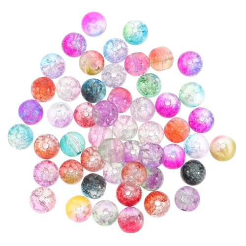 Homoyoyo 150 Stück Teiliges Glasperlen Rund Crackle DIY Schmuckherstellung Handgefertigte Bastelperlen für Armbänder Halsketten Bunte Glasperlen zum Auffädeln und Kreativgestalten Homoyoyo 150 Stück Teiliges Glasperlen Rund Crackle DIY Schmuckherstellung Handgefertigte Bastelperlen für Armbänder Halsketten Bunte Glasperlen zum Auffädeln und Kreativgestalten von Homoyoyo