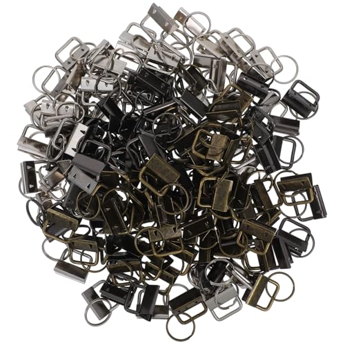 Homoyoyo 150 Stück Teiliges Schlüsselanhänger Hardware Set Langlebige Metall clips mit Schlüsselring und Lanyard für Schlüsselanhänger Basteln Vielseitig und Kompakt für Unterwegs von Homoyoyo