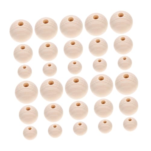 Homoyoyo 150 Stück Unbehandelte Runde Holzperlen in Naturholzfarben DIY bastelperlen mit Vorgebohrtem Glatte Oberfläche Vielseitig für Schmuckherstellung Armbänder und Bastelprojekte Homoyoyo 150 Stück Unbehandelte Runde Holzperlen in Naturholzfarben DIY bastelperlen mit Vorgebohrtem Glatte Oberfläche Vielseitig für Schmuckherstellung Armbänder und Bastelprojekte von Homoyoyo