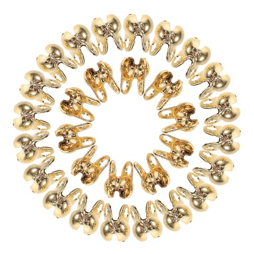 Homoyoyo 150Stücke Endschnallen für DIY Schmuck Quetschperlen Kalotten End Crimps für und Armbänder Benutzerfreundlich und Langlebig Homoyoyo 150Stücke Endschnallen für DIY Schmuck Quetschperlen Kalotten End Crimps für und Armbänder Benutzerfreundlich und Langlebig von Homoyoyo