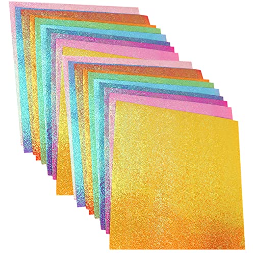 Homoyoyo 150Stücke Origami Bastelpapier für DIY Glitzerndes Faltpapier für Erwachsene Schule Basteln und Projekte von Homoyoyo
