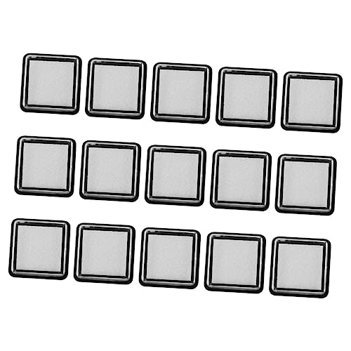 Homoyoyo 15Stücke Teiliges DIY Stempelkissen Leere Fingerabdruckkissen für Scrapbooking Kartenherstellung Bastelprojekte Quadratische Tintenkissen mit Praktischem von Homoyoyo