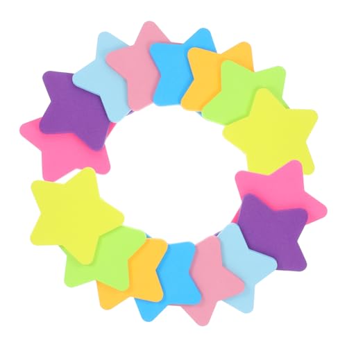 Homoyoyo 16 Stück Fünf-punkte-stern-sticky-noten Schulmaterial Schreiben Von Pads Stern -selbstkleberpolster Tabs Farbe Büro Notebook Selbstklebender Notizblock Planer-memo-aufkleber Papier von Homoyoyo