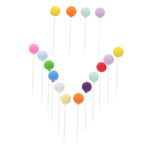 Homoyoyo 16 Stück Teiliges Cake Balloon Topper aus Stabilem Material Wiederverwendbare Ballons Kuchendekoration für Geburtstag Hochzeit Shower Party Homoyoyo 16 Stück Teiliges Cake Balloon Topper aus Stabilem Material Wiederverwendbare Ballons Kuchendekoration für Geburtstag Hochzeit Shower Party von Homoyoyo