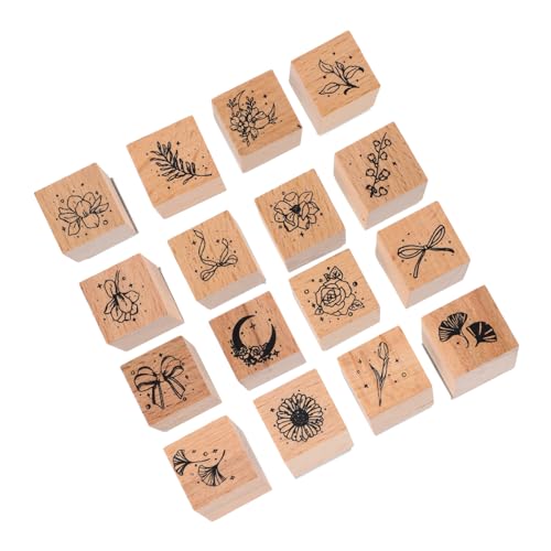Homoyoyo 16 Stück Teiliges Holzstempelset mit Dekorativen Pflanzenmustern Klare DIY Journal Stempel für Scrapbooking Tagebuch Planer Geeignet für Bastelprojekte Homoyoyo 16 Stück Teiliges Holzstempelset mit Dekorativen Pflanzenmustern Klare DIY Journal Stempel für Scrapbooking Tagebuch Planer Geeignet für Bastelprojekte von Homoyoyo