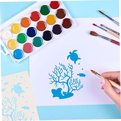 Homoyoyo 16 Stück Teiliges Meerestier Schablonen Wiederverwendbare Malvorlagen für DIY Wand und Möbeldekoration Vielseitig für Holz Fliesen Scrapbook Spray und Airbrush Malerei Homoyoyo 16 Stück Teiliges Meerestier Schablonen Wiederverwendbare Malvorlagen für DIY Wand und Möbeldekoration Vielseitig für Holz Fliesen Scrapbook Spray und Airbrush Malerei von Homoyoyo