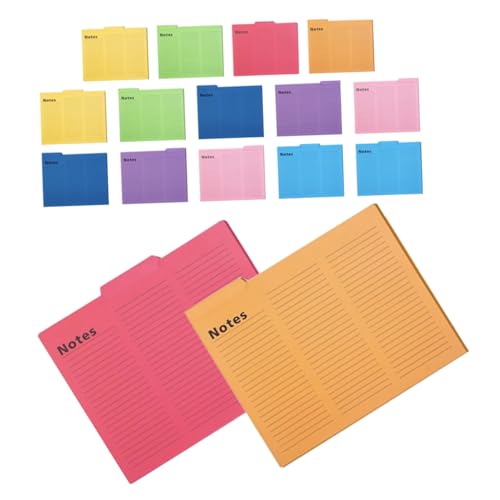 Homoyoyo 16 Stück Teiliges Papier Organizer Bunte Dokumentenmappen Farben Büro Akten Ordner Fächer zur Effizienten Aufbewahrung und Dokumentenorganisation für Schule und Büro von Homoyoyo