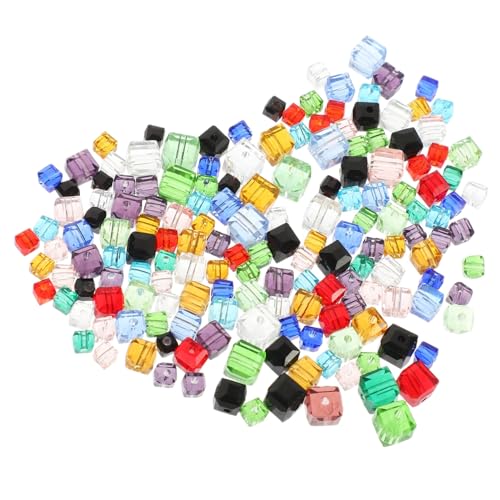 Homoyoyo 170 Stück Teiliges Kristallwürfel Bunte DIY Schmuckperlen zum Auffädeln für Armband Halskette Basteln für Schmuck Selber Machen und Kreative Accessoires Homoyoyo 170 Stück Teiliges Kristallwürfel Bunte DIY Schmuckperlen zum Auffädeln für Armband Halskette Basteln für Schmuck Selber Machen und Kreative Accessoires von Homoyoyo