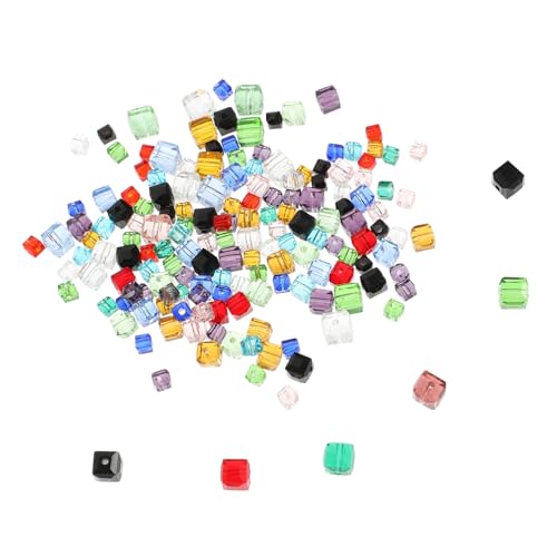 Homoyoyo 170 Stück Teiliges Quadratischen Spacer Perlen in Mischfarben Poliert und Glatt für Schmuckherstellung Armbänder Halsketten und Bastelaccessoires von Homoyoyo