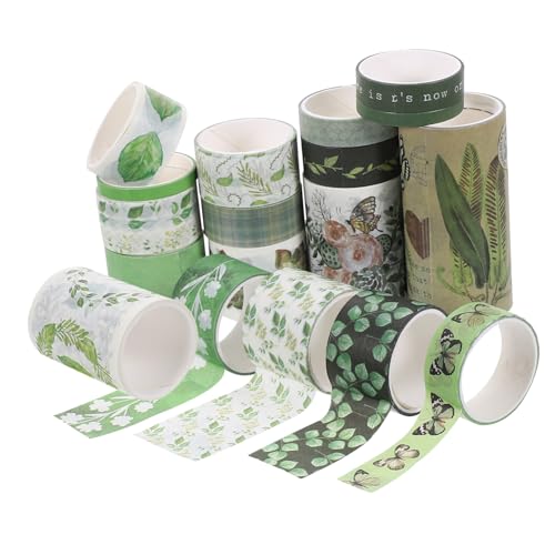 Homoyoyo 18 Rollen Washi Tape Vintage Klebebänder für Scrapbooking DIY Handwerk und Dekoration pro Rolle für Tagebücher und Kreative Projekte Homoyoyo 18 Rollen Washi Tape Vintage Klebebänder für Scrapbooking DIY Handwerk und Dekoration pro Rolle für Tagebücher und Kreative Projekte von Homoyoyo
