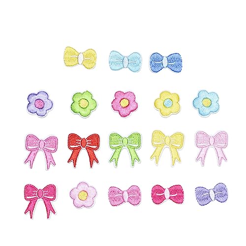Homoyoyo 18 Stück Niedliche Cartoon-Stoff aufkleber kinderkleider kinderkleidung Mini-Stoffaufkleber Flecken Dekoration bügeleisen Flicken aufnähen Cartoon-Patches zum Selbermachen Vlies von Homoyoyo