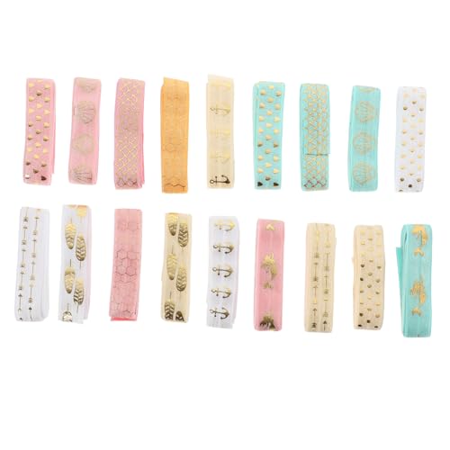 Homoyoyo 18 Stück Teiliges Elastisches Band Bunt Bedruckt für DIY Haarbänder und Armbänder Flexibles Gummiband mit Guter Elastizität zum Zuschneiden und Nähen für Kreative Bastelprojekte Homoyoyo 18 Stück Teiliges Elastisches Band Bunt Bedruckt für DIY Haarbänder und Armbänder Flexibles Gummiband mit Guter Elastizität zum Zuschneiden und Nähen für Kreative Bastelprojekte von Homoyoyo
