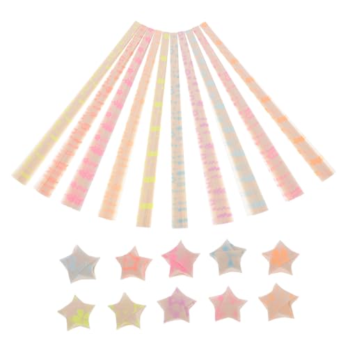 Homoyoyo 180 Stück Origami Stern Papierstreifen Buntes Faltpapier für DIY Bastelarbeiten Leuchtende Sternstreifen Handliches Bastelpapier für Partydekoration und Schulprojekte Homoyoyo 180 Stück Origami Stern Papierstreifen Buntes Faltpapier für DIY Bastelarbeiten Leuchtende Sternstreifen Handliches Bastelpapier für Partydekoration und Schulprojekte von Homoyoyo