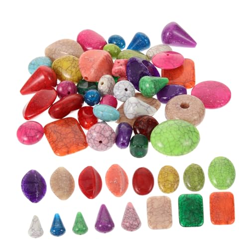 Homoyoyo 1Packung Acrylperlen für DIY Schmuckherstellung Armbandperlen Lose Perlen für Ohrringe und Bastelarbeiten für Projekte Farben Homoyoyo 1Packung Acrylperlen für DIY Schmuckherstellung Armbandperlen Lose Perlen für Ohrringe und Bastelarbeiten für Projekte Farben von Homoyoyo