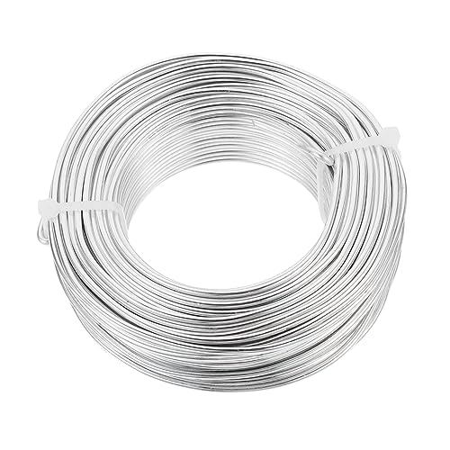 Homoyoyo 1Rolle Aluminiumdraht Biegbarer Schmuckdraht für DIY Handwerk Perlen und Floristik Flexibler Draht für Schmuckherstellung und Projekte Homoyoyo 1Rolle Aluminiumdraht Biegbarer Schmuckdraht für DIY Handwerk Perlen und Floristik Flexibler Draht für Schmuckherstellung und Projekte von Homoyoyo