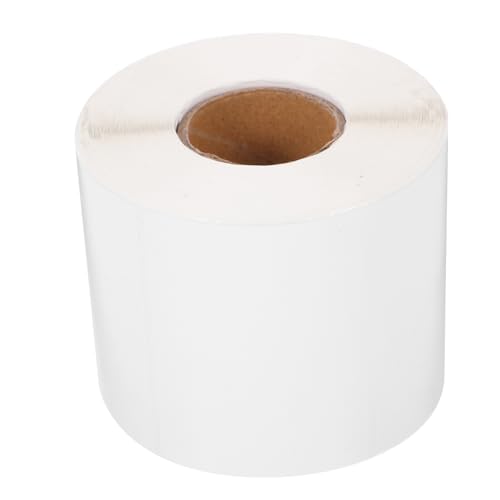 Homoyoyo 1Rolle Bedruckbare Leere Aufkleber Etiketten Selbstklebendes Etikettenpapier für Drucker für Preisetiketten Versandetiketten und Büroorganisation von Homoyoyo