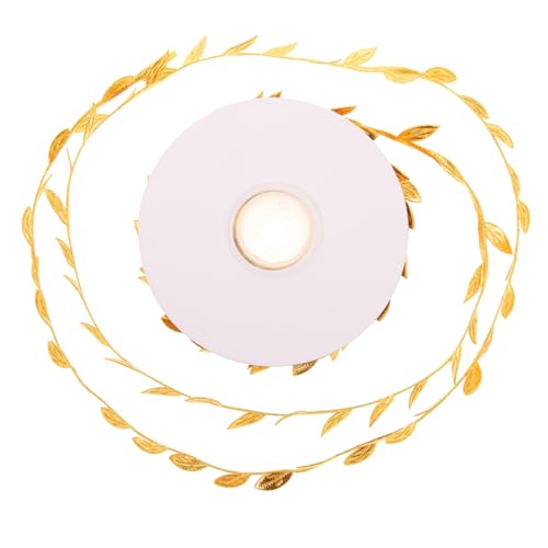 Homoyoyo 1Rolle Breites DIY Geschenkband Mit Blätterdesign Für Valentinstag Hochzeiten Und Dekorationen Goldfarbe von Homoyoyo