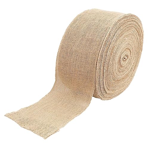 Homoyoyo 1Rolle Breites Jute Band Für DIY Dekorationen Natürliches Jute Geschenkband Für Hochzeiten Partys Und Bastelarbeiten Und Vielseitig Einsetzbar Homoyoyo 1Rolle Breites Jute Band Für DIY Dekorationen Natürliches Jute Geschenkband Für Hochzeiten Partys Und Bastelarbeiten Und Vielseitig Einsetzbar von Homoyoyo