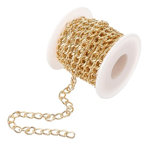 Homoyoyo 1Rolle DIY Halsketten Kette Metall Für Schmuckherstellung Draht Lange Schmuckkette Für Projekte Und Bastelarbeiten Halsketten von Homoyoyo