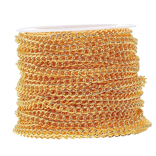 Homoyoyo 1Rolle DIY Oval Elektropolierte Eisenkette für Schmuckherstellung Yards Glatte Oberfläche Langlebig für Halsketten Armbänder Fußkettchen und Mehr Homoyoyo 1Rolle DIY Oval Elektropolierte Eisenkette für Schmuckherstellung Yards Glatte Oberfläche Langlebig für Halsketten Armbänder Fußkettchen und Mehr von Homoyoyo