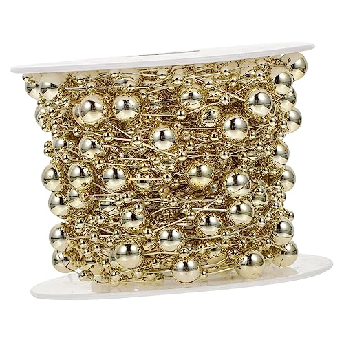 Homoyoyo 1Rolle DIY Perlenkette Goldene Schmuckkette für Bastelprojekte Vielseitiges Zubehör für Halsketten Armbänder und Dekoration Leicht Zuschneidbar für Personalisierte von Homoyoyo