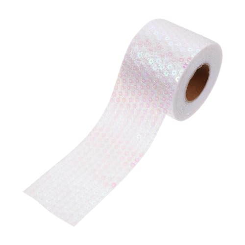 Homoyoyo 1Rolle Dekoratives Band mit Pailletten und Stickerei Vielseitiges DIY Band für Geschenkverpackungen Hochzeitsdekoration und Projekte Homoyoyo 1Rolle Dekoratives Band mit Pailletten und Stickerei Vielseitiges DIY Band für Geschenkverpackungen Hochzeitsdekoration und Projekte von Homoyoyo