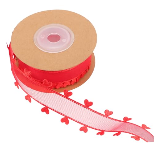 Homoyoyo 1Rolle Doppellagiges Geschenkband Mit Herzmuster Yards Verschleißfestes Bastelband Für Verpackungen Festival Paketband Und DIY Dekorationen Homoyoyo 1Rolle Doppellagiges Geschenkband Mit Herzmuster Yards Verschleißfestes Bastelband Für Verpackungen Festival Paketband Und DIY Dekorationen von Homoyoyo
