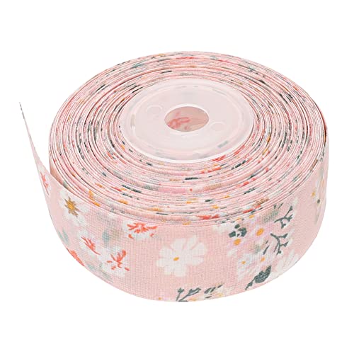 Homoyoyo 1Rolle Doppelseitiges Blumendesign Geschenkband Yards Vielseitiges Dekoband für DIY Verpackungen Bastelprojekte und Haarschmuck Praktische Geschenkbandlösung von Homoyoyo