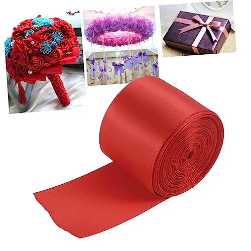 Homoyoyo 1Rolle Doppelseitiges Satinband Hochwertiges Bastelband Rot für DIY Handwerksprojekte Party Dekoration Hochzeiten Geschenkbänder und Schleifen Homoyoyo 1Rolle Doppelseitiges Satinband Hochwertiges Bastelband Rot für DIY Handwerksprojekte Party Dekoration Hochzeiten Geschenkbänder und Schleifen von Homoyoyo