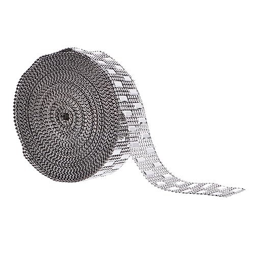 Homoyoyo 1Rolle Funkelndes Reihiges Diamantband Bling Mesh Wrap für DIY Dekorationen Hochzeiten Feste und Bastelprojekte Homoyoyo 1Rolle Funkelndes Reihiges Diamantband Bling Mesh Wrap für DIY Dekorationen Hochzeiten Feste und Bastelprojekte von Homoyoyo