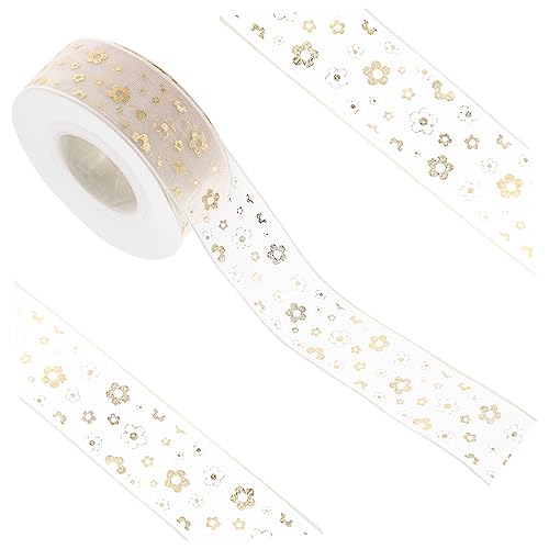 Homoyoyo 1Rolle Geschenkband Für DIY Bastelarbeiten Und Dekoration Verschiedene Anwendungen Für Hochzeiten Und Feste Elegantes Schleifenband Mit Floralen Homoyoyo 1Rolle Geschenkband Für DIY Bastelarbeiten Und Dekoration Verschiedene Anwendungen Für Hochzeiten Und Feste Elegantes Schleifenband Mit Floralen von Homoyoyo