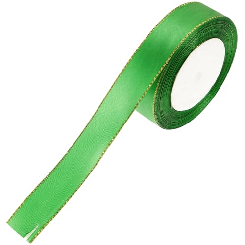 Homoyoyo 1Rolle Geschenkband Mit Goldenen Rändern Lang Vielseitig Einsetzbar Für Geschenkverpackungen Heimdekoration Und DIY Projekte Strapazierfähiges Einseitiges Satinband Homoyoyo 1Rolle Geschenkband Mit Goldenen Rändern Lang Vielseitig Einsetzbar Für Geschenkverpackungen Heimdekoration Und DIY Projekte Strapazierfähiges Einseitiges Satinband von Homoyoyo