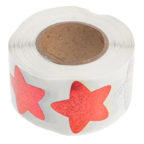 Homoyoyo 1Rolle Holografische Sternaufkleber Selbstklebende Fünfzackige Motivationsaufkleber Für Kindergartenbedarf Belohnungssticker Für Studenten Reflektierende Sterne Homoyoyo 1Rolle Holografische Sternaufkleber Selbstklebende Fünfzackige Motivationsaufkleber Für Kindergartenbedarf Belohnungssticker Für Studenten Reflektierende Sterne von Homoyoyo